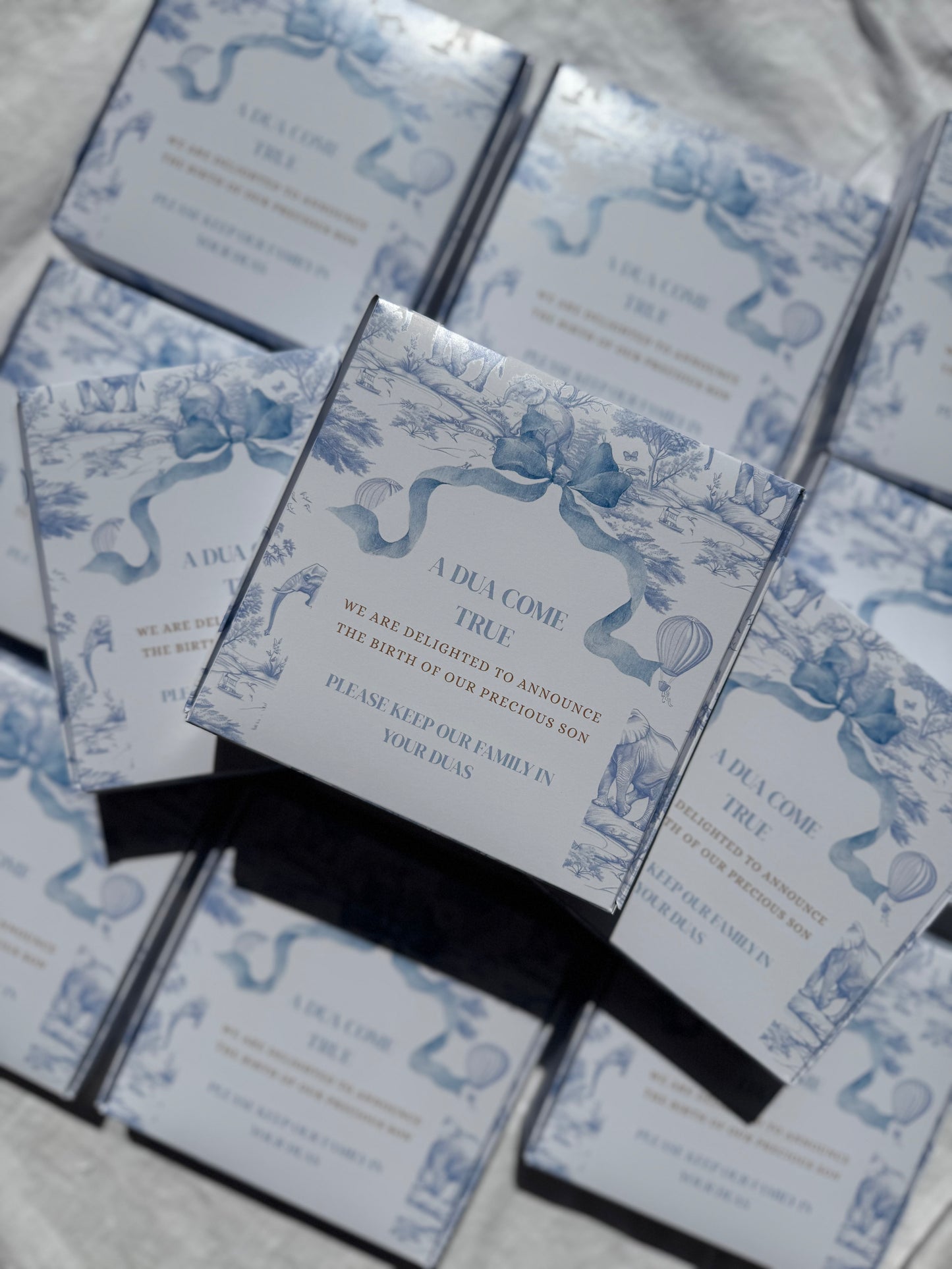 Dior inspired Mithai boxes with matching bags