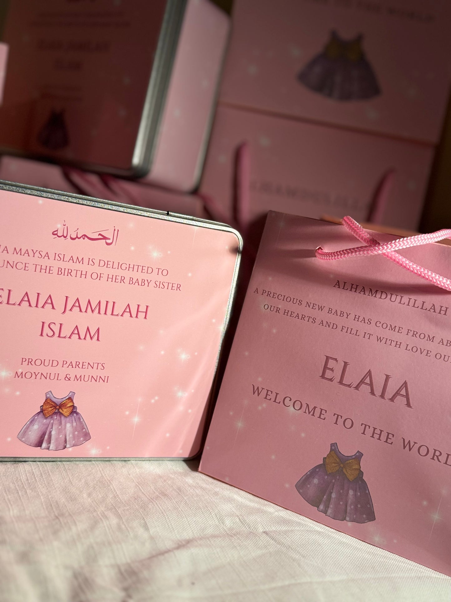 Baby girl Mithai box