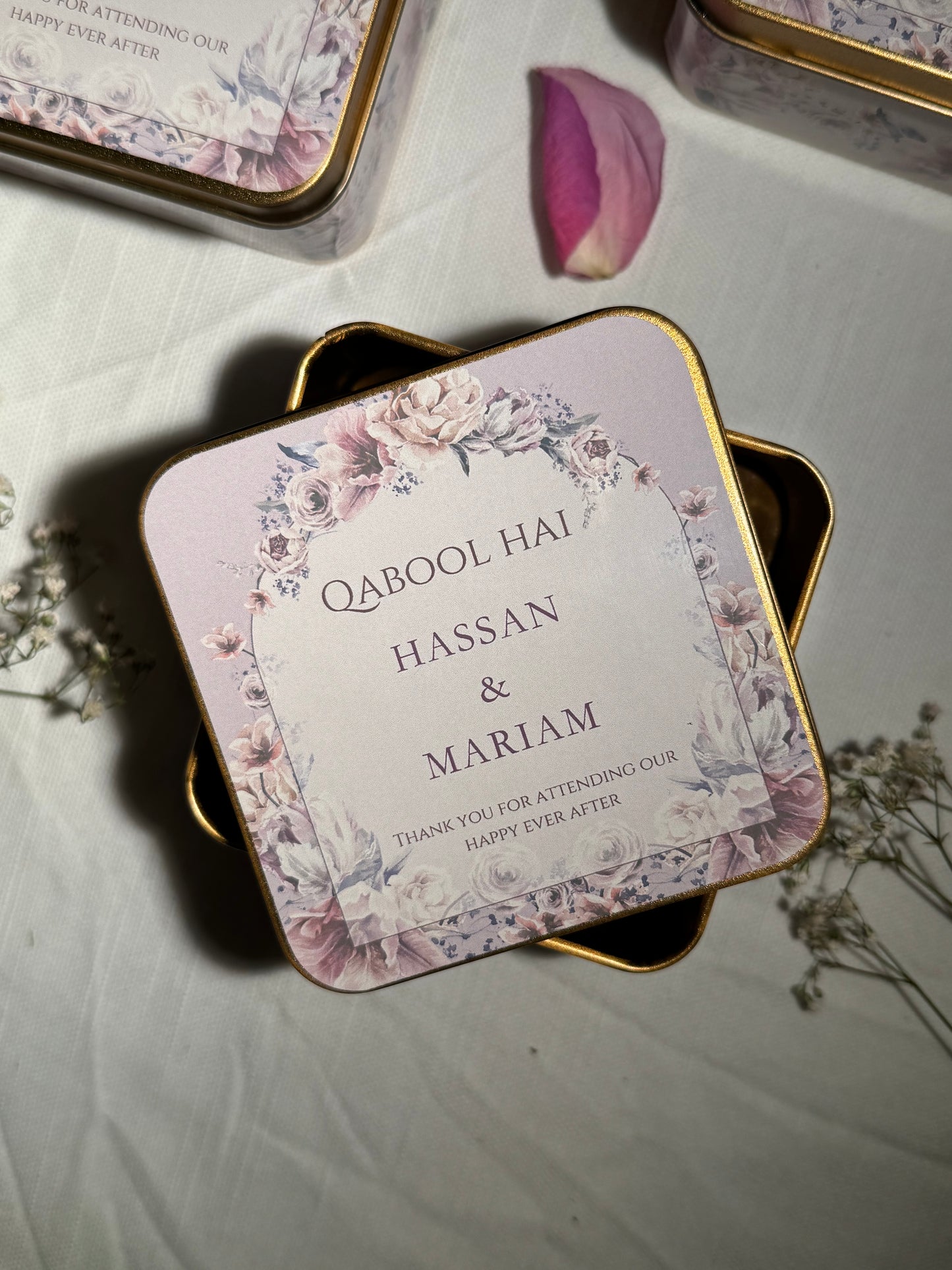 3-4 piece Mithai box and truffle box