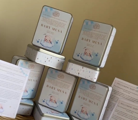 Baby boy teddy theme boxes