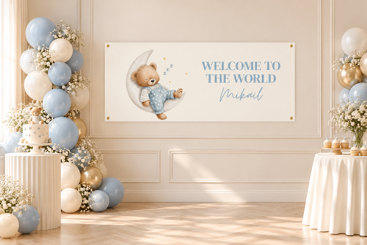 Cloud baby banner